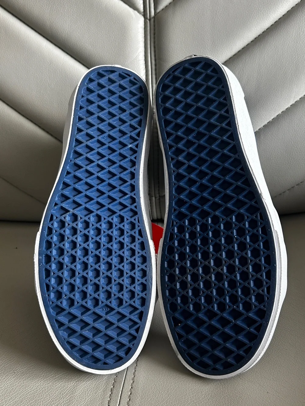 🦋VANS Size 8 Sk8-Hi OTW Webbing sneakers in blue with a reflective Sidestripe